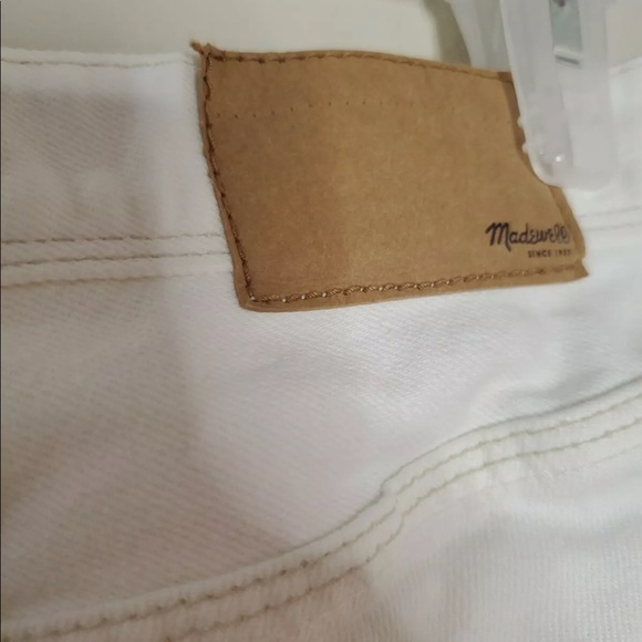 Madewell rail straight jeans white 26 - Picture 9 of 9